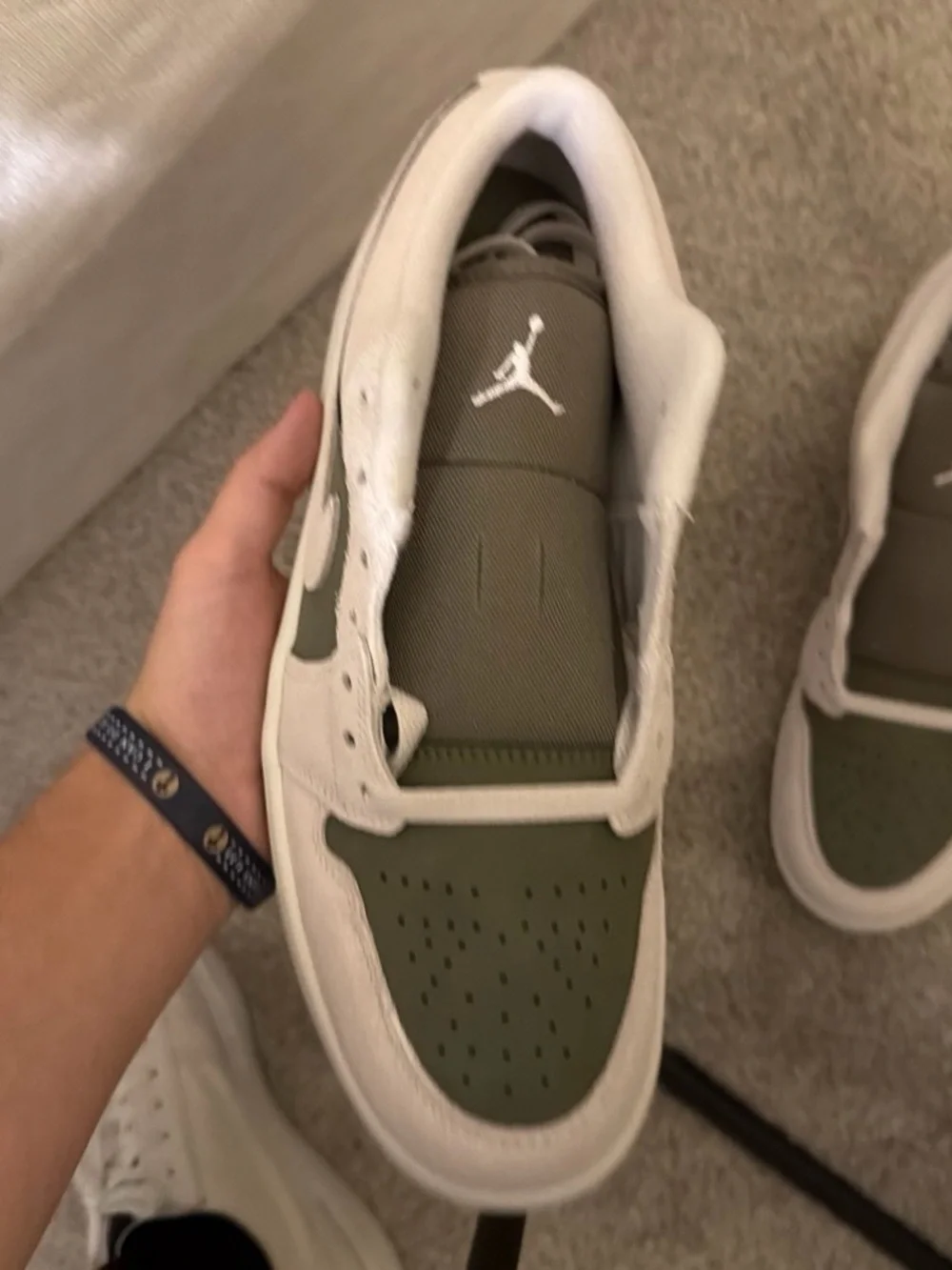 Jordan Air Jordan 1 Low SE - Olive and Brown Label